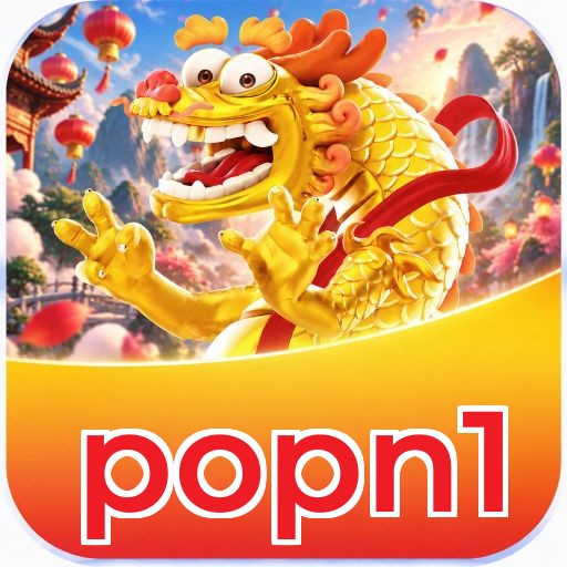 Interface da plataforma popn1 mostrando slots populares e bônus de boas-vindas